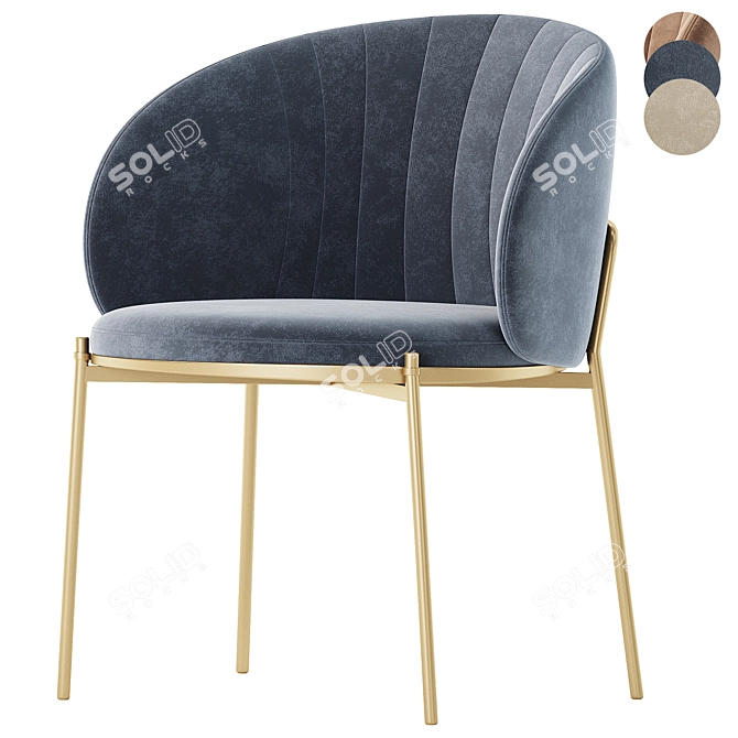 Elegant Prado Chair Collection in 3D 3D model image 2