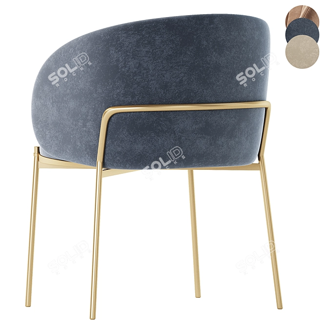 Elegant Prado Chair Collection in 3D 3D model image 4