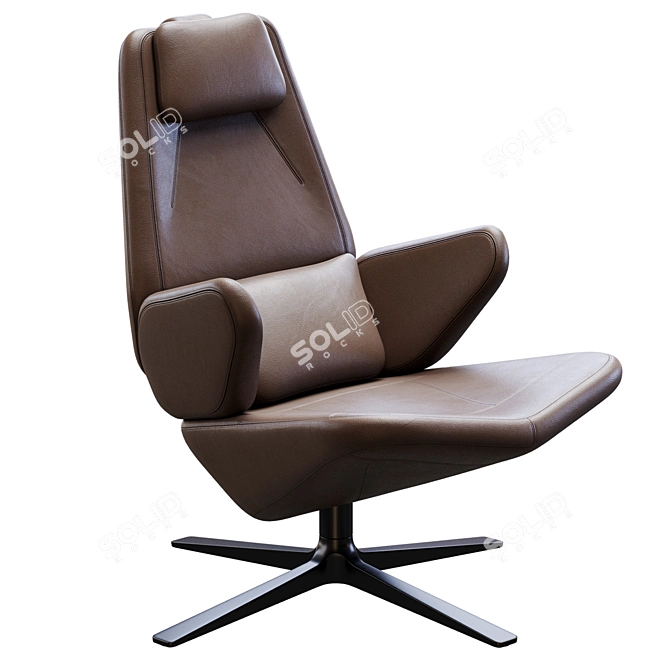 Elegant Trifidae Design Chair 3D model image 3