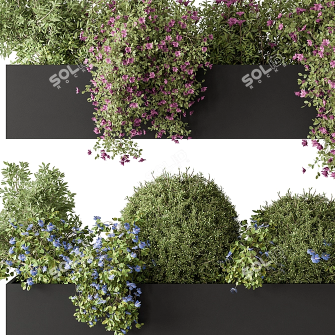 Outdoor Hanging Plant Box 460 3D model image 2