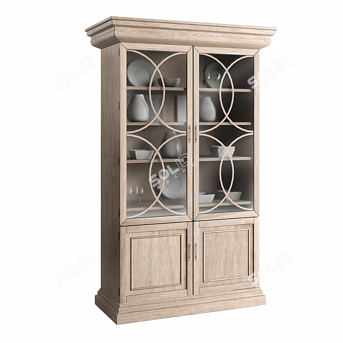 El Matador Curio Display Cabinet 3D model image 1