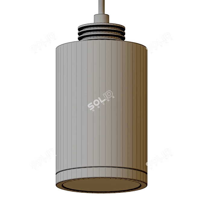 Ithaca Industrial Mini LED Pendant 3D model image 4
