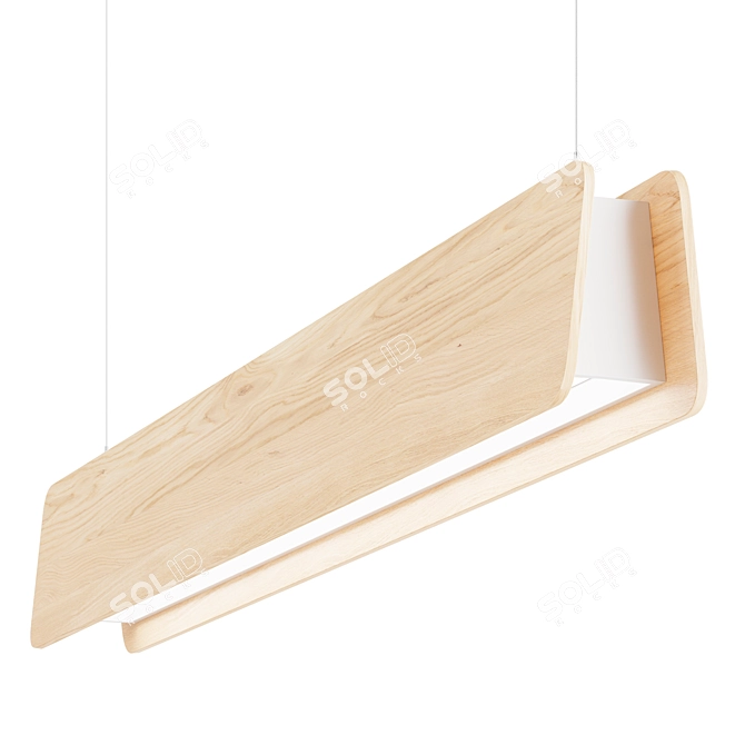 Modern LED Pendant Light 3D model image 2