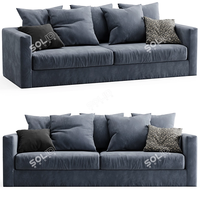 Contemporary Sketch Sloopy Sofa 2015 3D model image 1