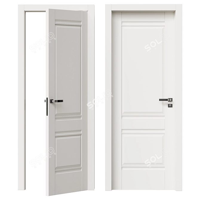 ProfilDoors Interroom Door U Series 3D model image 1