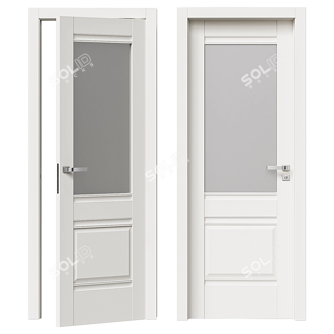 ProfilDoors Series U Model 2U Glass 3D model image 1