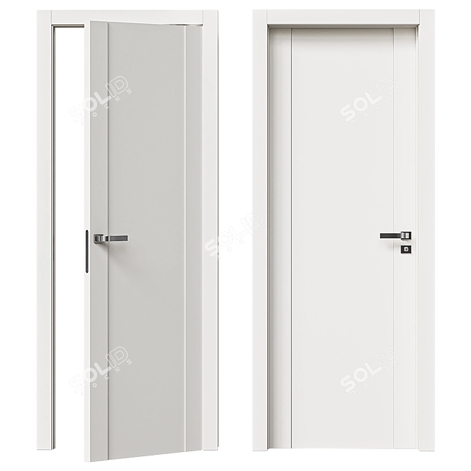 ProfilDoors Interconnecting Door 20U 3D model image 1