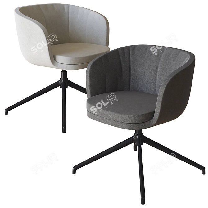 Rossin Cleo Mini Armchair 3D Model 3D model image 2