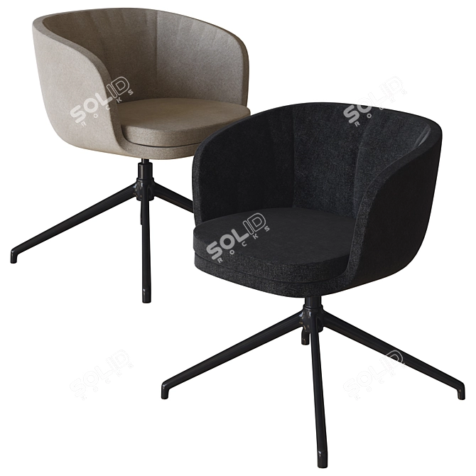 Rossin Cleo Mini Armchair 3D Model 3D model image 3