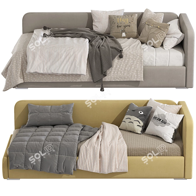 Modern Style Sofa-Bed 280 3D model image 2