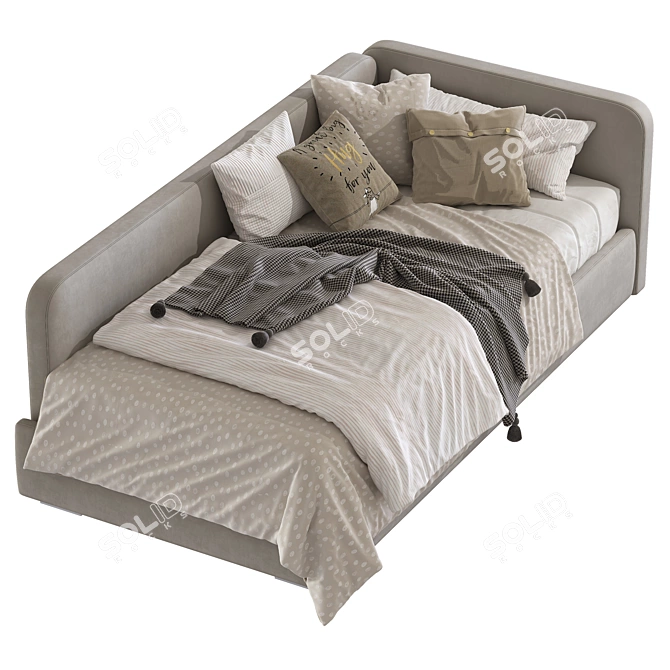 Modern Style Sofa-Bed 280 3D model image 3