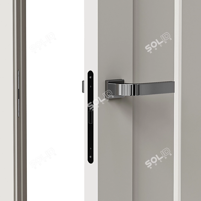 ProfilDoors Interior Door 49U Mirror Insert 3D model image 2