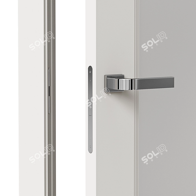 ProfilDoors Interroom Door U65u Glass 3D model image 2