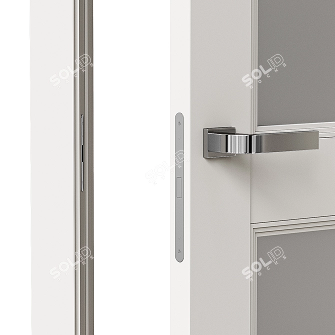 ProfilDoors 69U Matte Glass Interior Door 3D model image 2