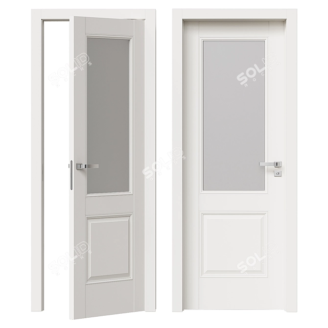 ProfilDoors Interior Door 90U 3D model image 1