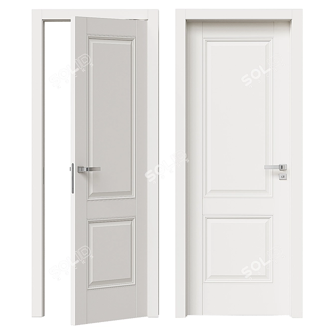 ProfilDoors Interroom Door Series U 91U 3D model image 1