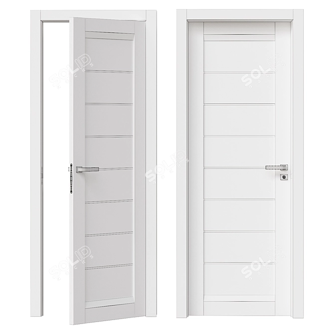 ProfilDoors 71U Mirror Inset 3D model image 3