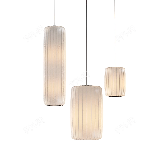 Sakari Pendant Light 3D Model 3D model image 1