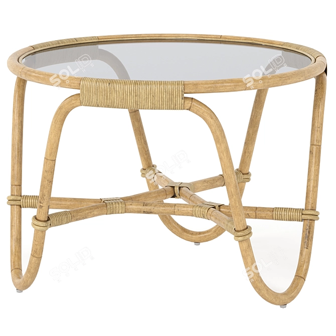 Elegant Modern Coffee Table 3D model image 1