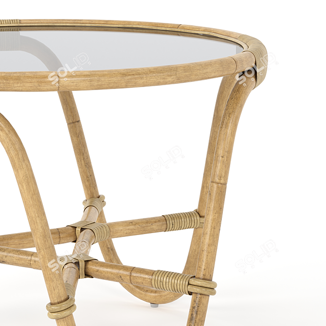 Elegant Modern Coffee Table 3D model image 4