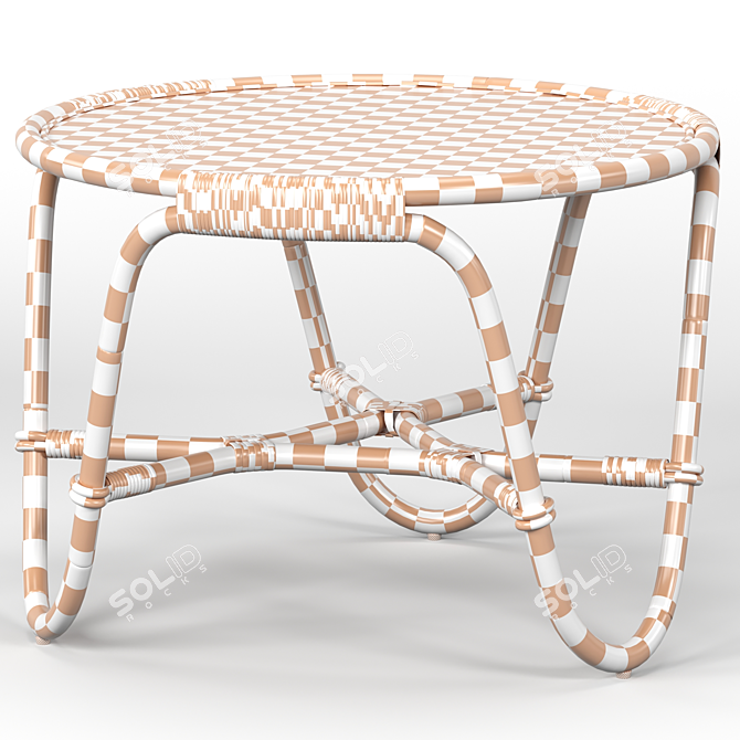 Elegant Modern Coffee Table 3D model image 5