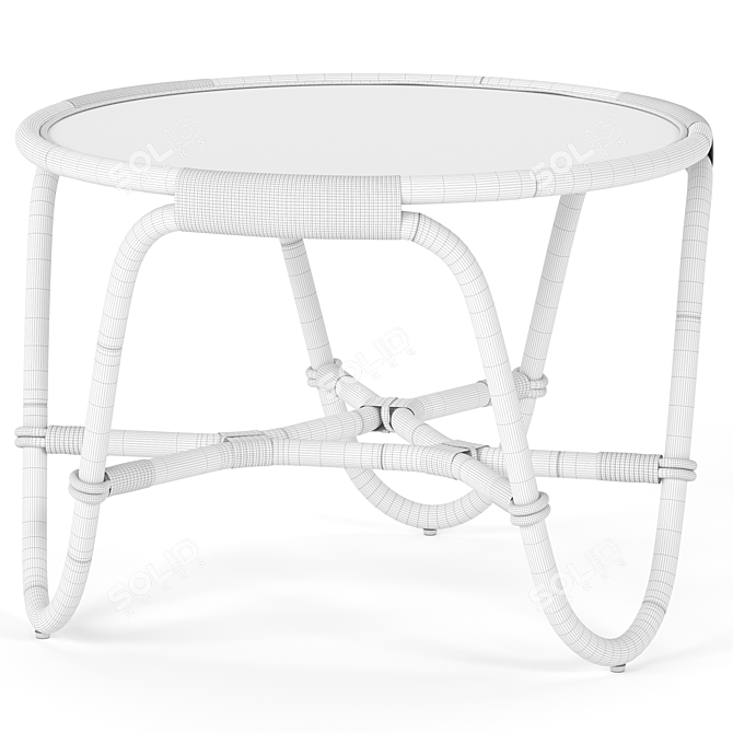 Elegant Modern Coffee Table 3D model image 6