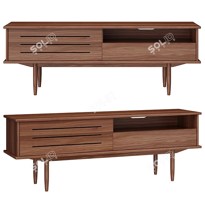 LA FORMA CAROLIN TV Stand 3D model image 1