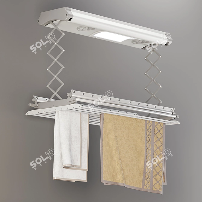 Modern Bathroom Accessories Set 3D model image 3