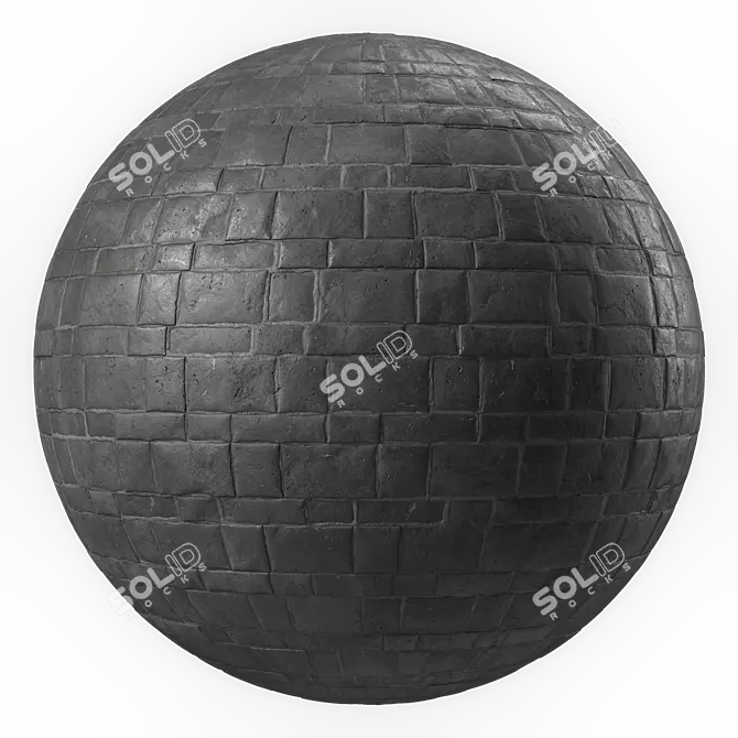 Seamless Stone Paving Textures 4k 3D model image 1