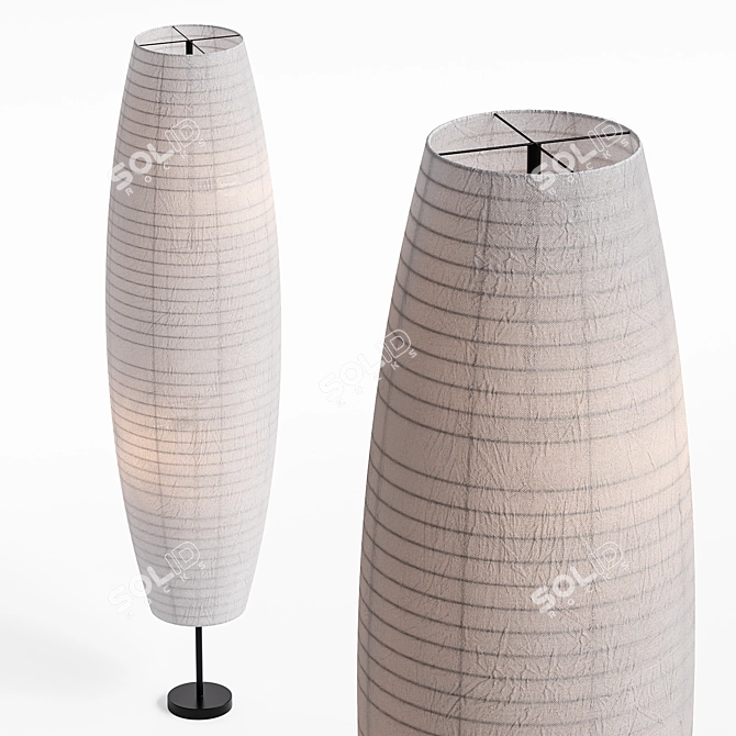 Modern Minimalist Aliexpress Floor Lamp 3D model image 1
