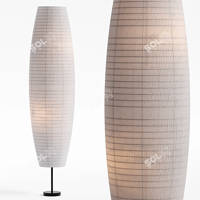 Modern Minimalist Aliexpress Floor Lamp 3D model image 2