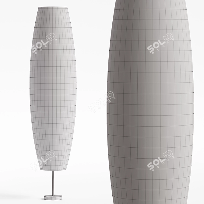Modern Minimalist Aliexpress Floor Lamp 3D model image 3