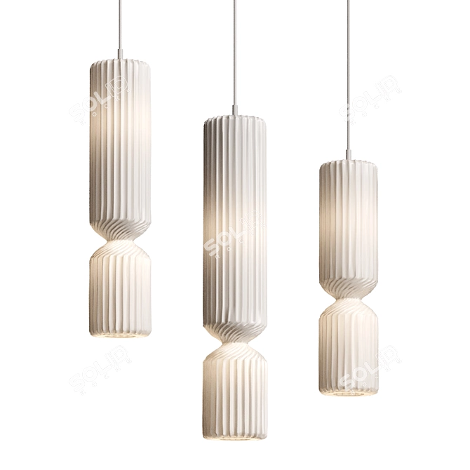 Taisto Pendant Light 3D Model 3D model image 1