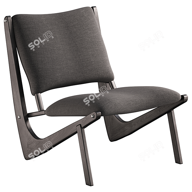 Sleek Boomerang Chair 2015 Edition 3D model image 3