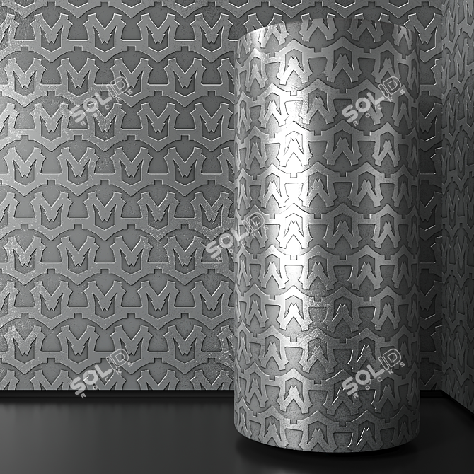 Metallic Texture Pack 4K 3D model image 2