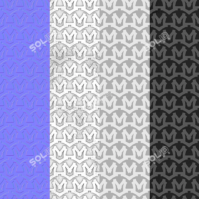 Metallic Texture Pack 4K 3D model image 3