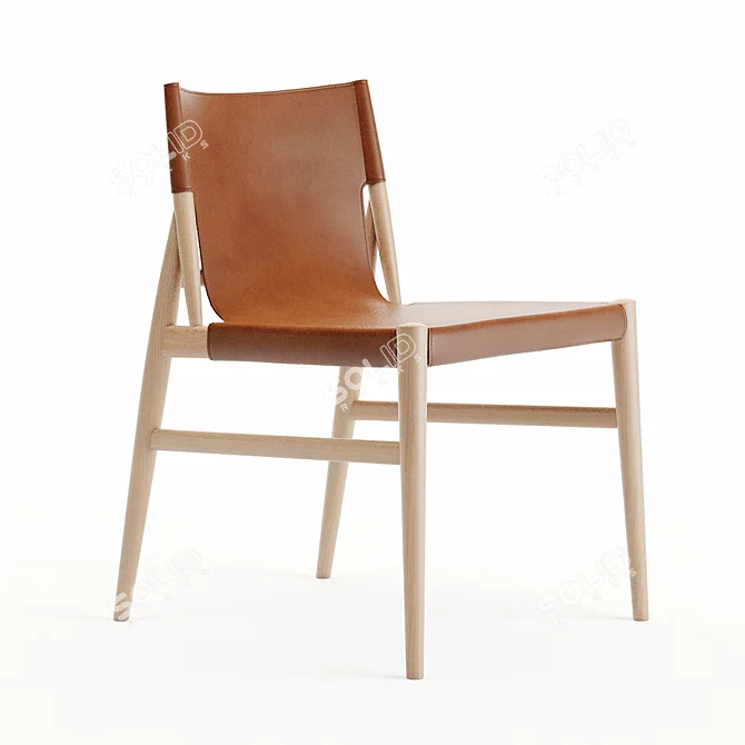 Modern Minimalist Porro Voyage Chair 3D model image 1