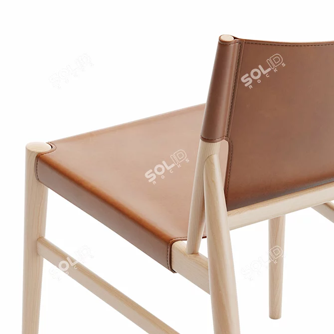 Modern Minimalist Porro Voyage Chair 3D model image 7