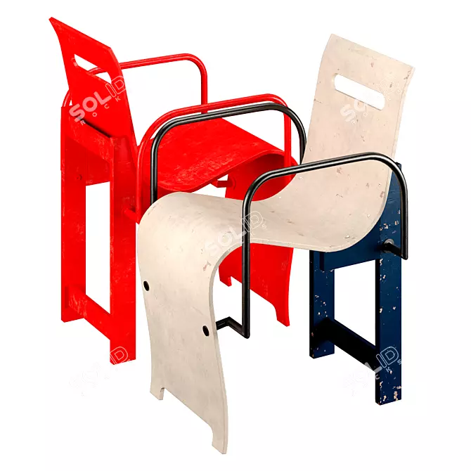  John Kandell Kontrast Chair by Källemo 3D model image 15