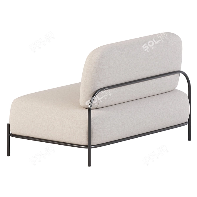 Modern Upholstered Loveseat Furniture 3D model image 6