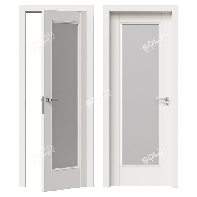 ProfilDoors 92U Interior Door 3D model image 1