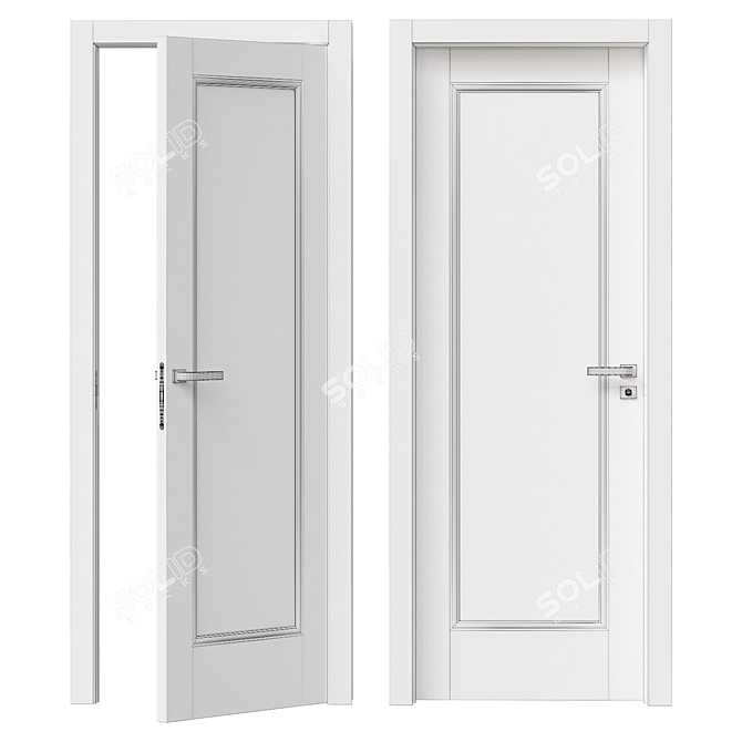 ProfilDoors 92U Interior Door 3D model image 2