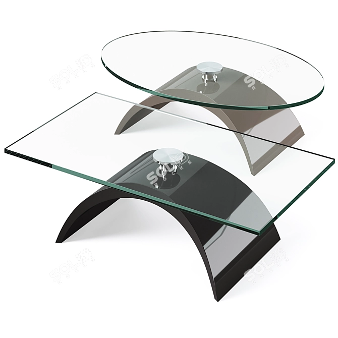 Tudor Coffee Table Tonin Casa 3D model image 3