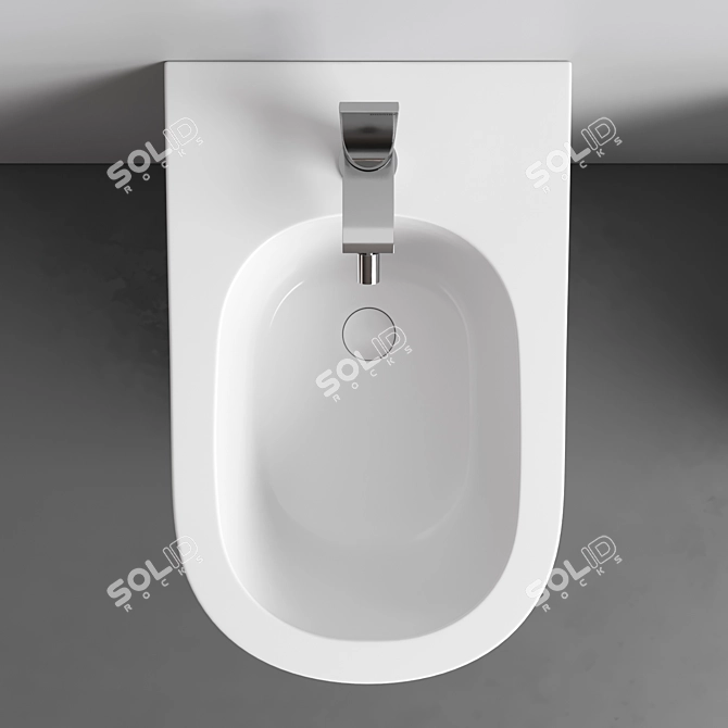 Nic Pin WC and Bidet 3D model image 6