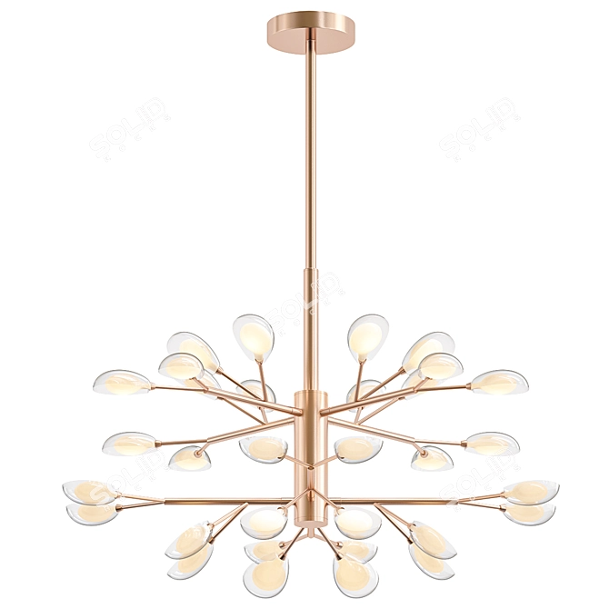 Ethereal Elegance Chandelier 3D model image 1