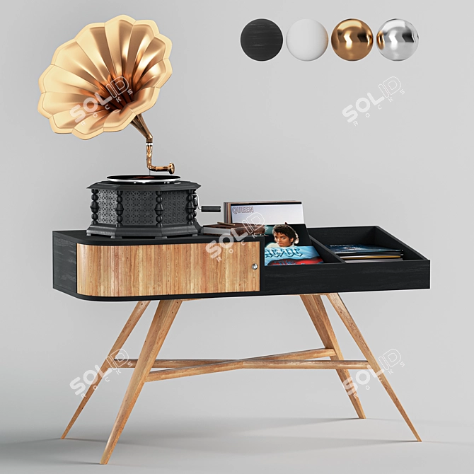 HRDL Vinyl Table: 3D Model 3D model image 1