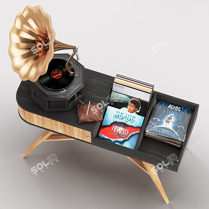 HRDL Vinyl Table: 3D Model 3D model image 2