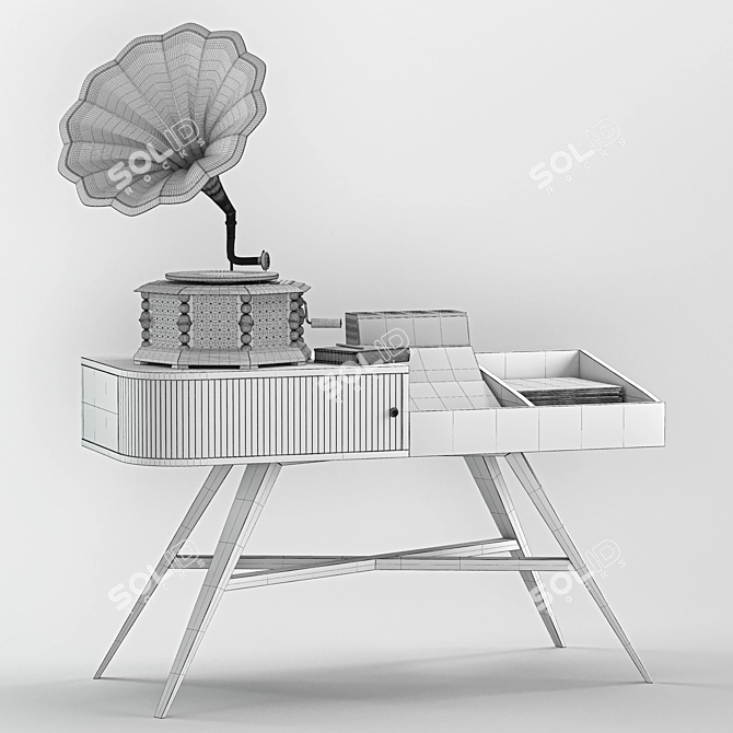 HRDL Vinyl Table: 3D Model 3D model image 3