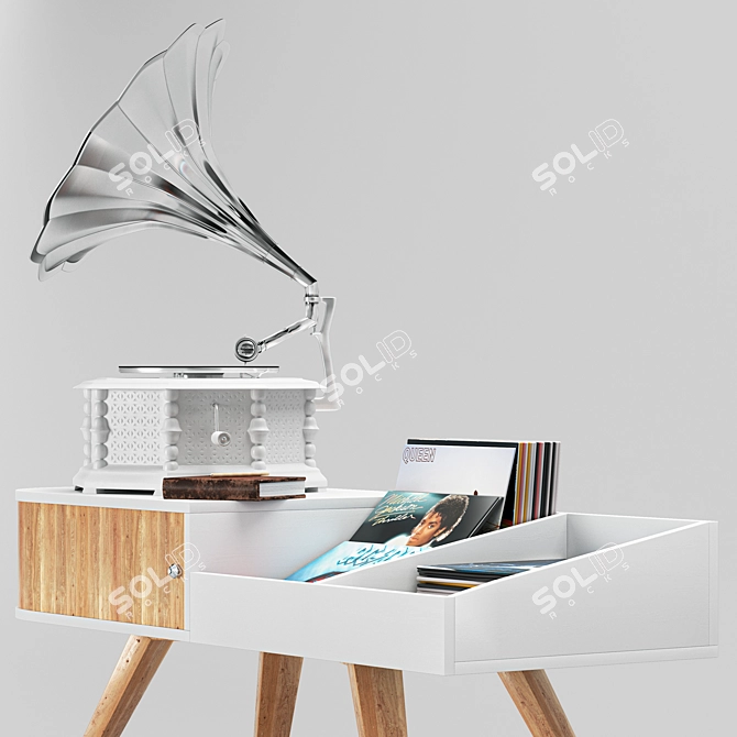 HRDL Vinyl Table: 3D Model 3D model image 4