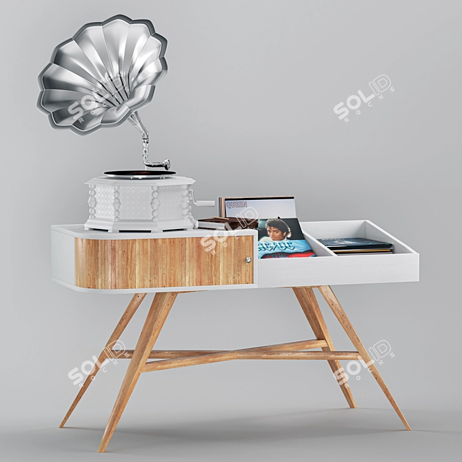 HRDL Vinyl Table: 3D Model 3D model image 5